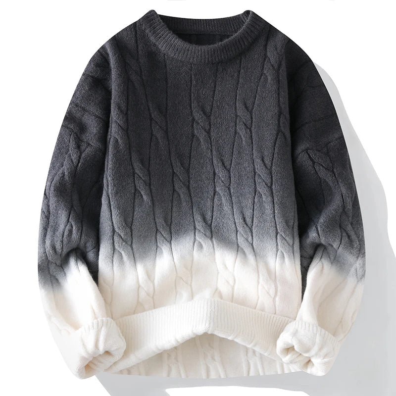 Ombre Wool Gradient Sweater