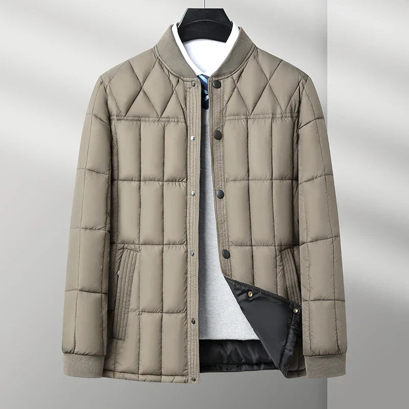 Button-Up Cotton Down Puffer Jacket