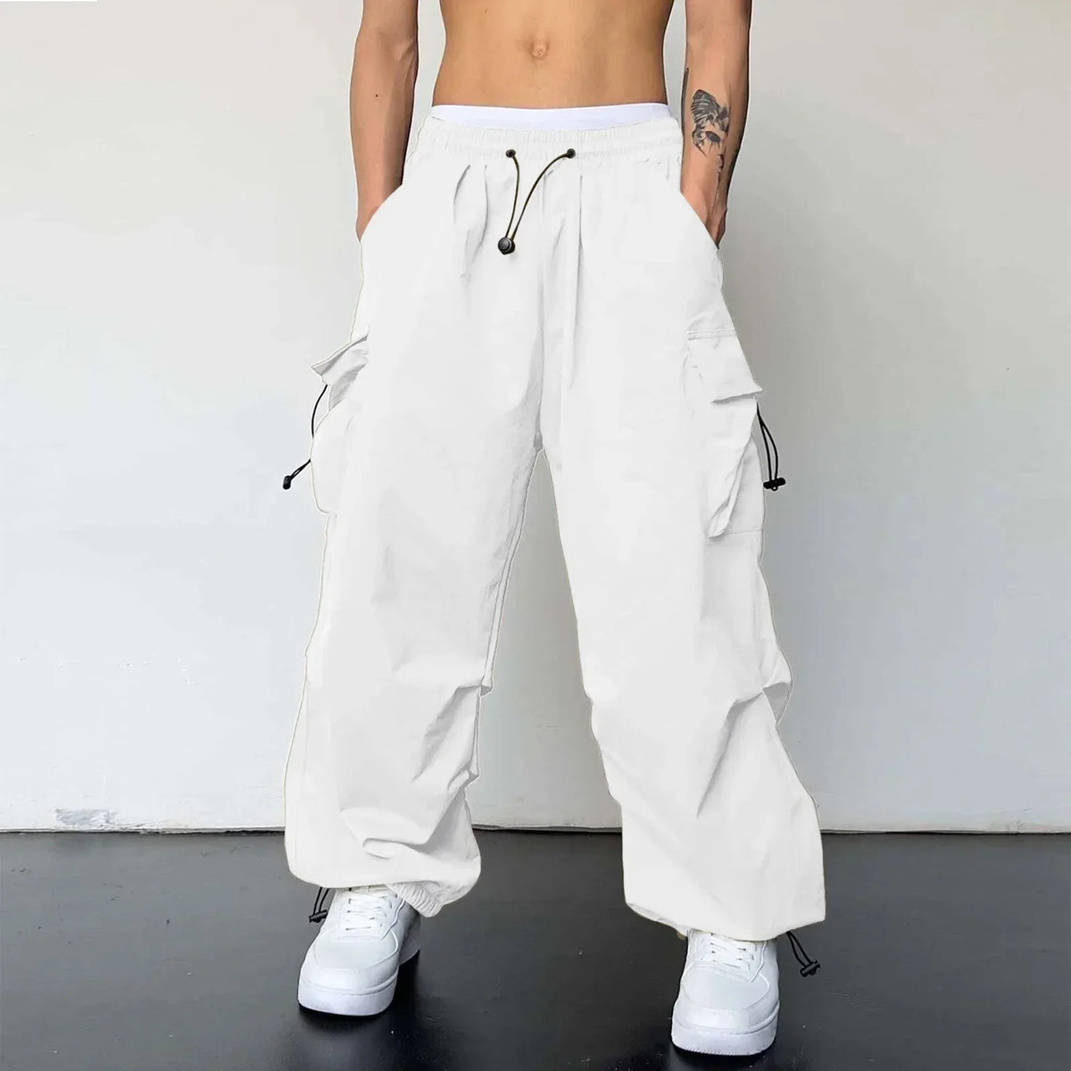 Multi-Pocket Street Cargo Trousers