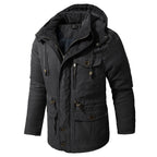 Fleece-Lined Adjustable Hood Parka