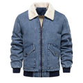 Fleece Lined Rugged Denim Jacket