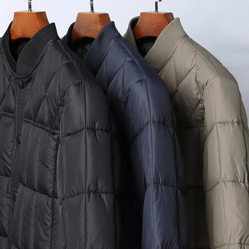 Button-Up Cotton Down Puffer Jacket