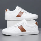 Suede-Stripe Slip-On Sneakers
