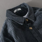 Corduroy Overshirt with Chest Pockets
