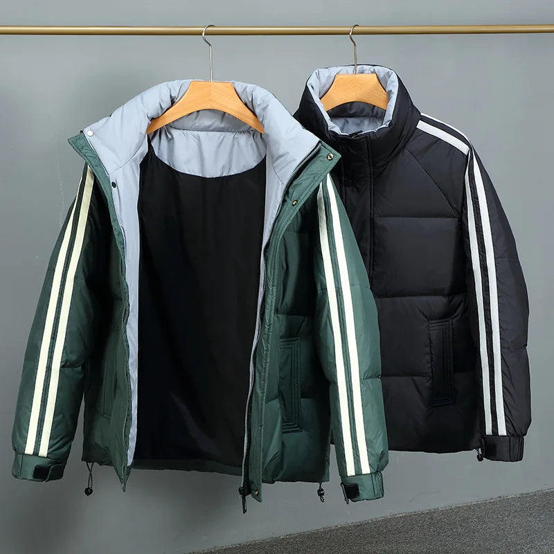 High-Collar Insulated Down Puffer