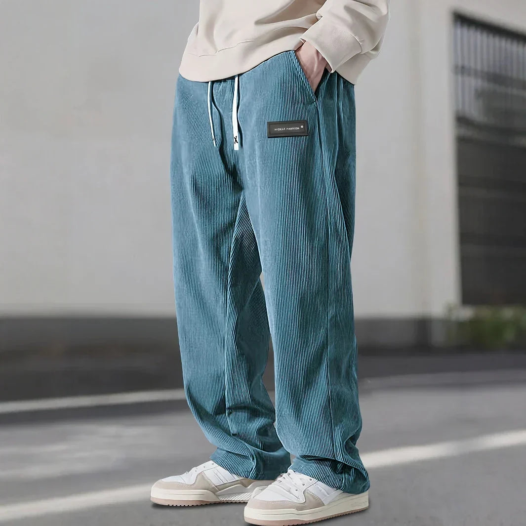 Vintage Corduroy Straight Trousers