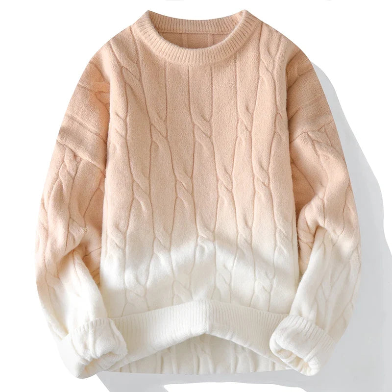 Ombre Wool Gradient Sweater