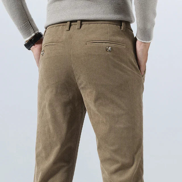 Buttery Soft Corduroy Tailored Trousers