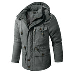 Fleece-Lined Adjustable Hood Parka