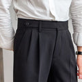 Straight Leg High Waist Trousers