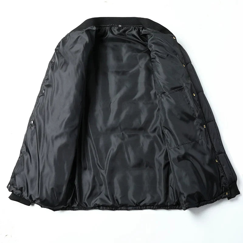 Button-Up Cotton Down Puffer Jacket