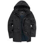 Fleece-Lined Adjustable Hood Parka
