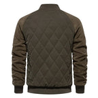 Wool Blend Button-Up Fleece Bomber
