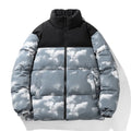 Cloud-Pattern Two-Tone Puffer