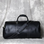 Cowhide Leather Weekender Bag