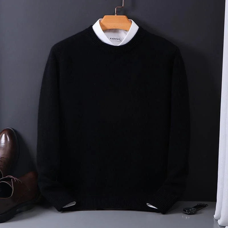 Pure Cashmere Crew Neck Sweater