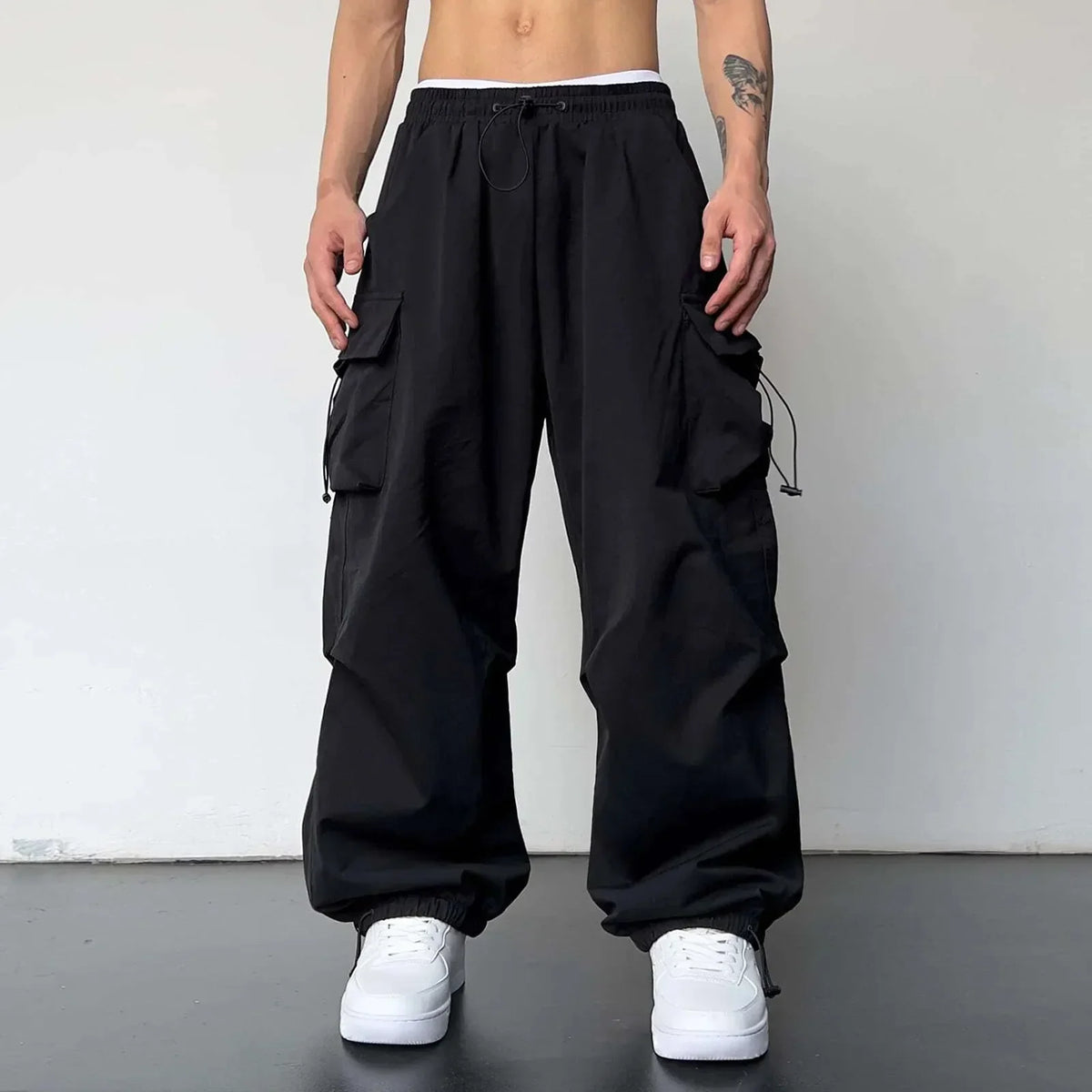 Multi-Pocket Street Cargo Trousers