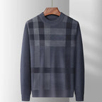 Textured Stripe Knit Sweater