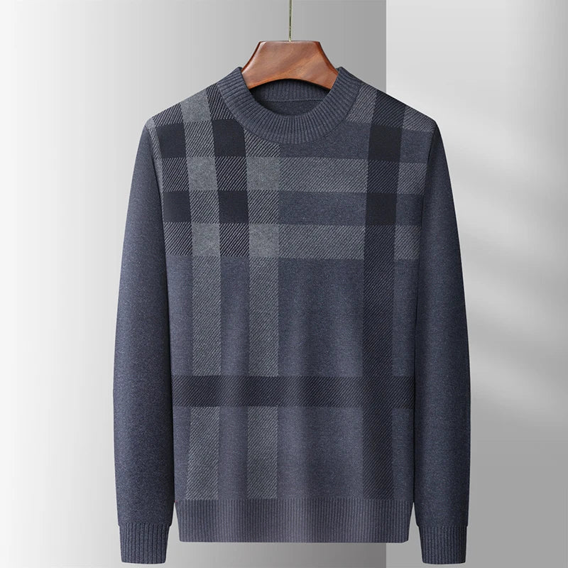 Textured Stripe Knit Sweater