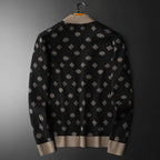 Patterned Ultra-Soft Wool Cardigan