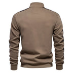 Side-Stripe Quarter Zip Sweatshirt