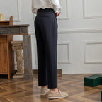 Straight Leg High Waist Trousers