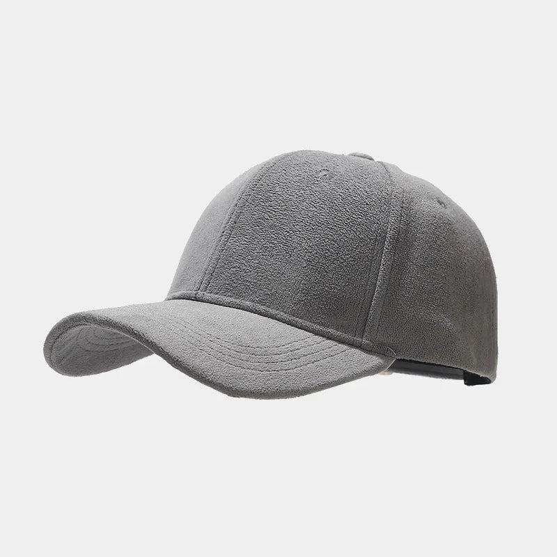Faux Suede Vintage Flat Cap