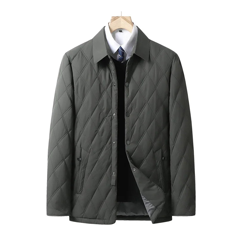 Quilted Jacket with Zip Pockets