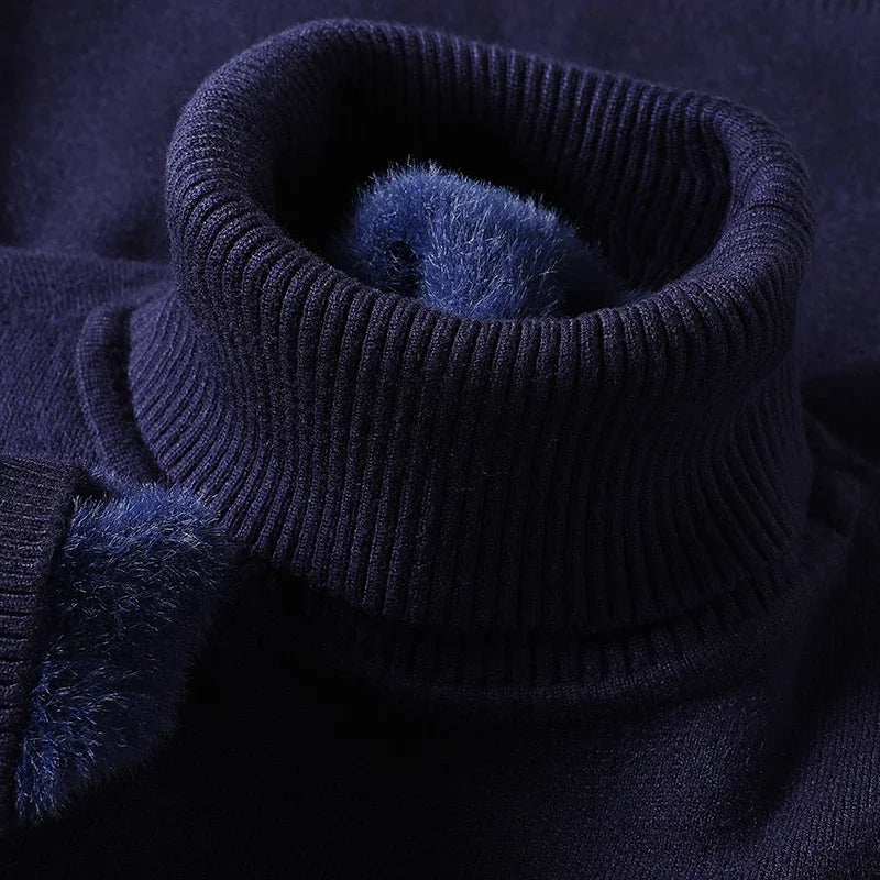 Classic Roll Neck Knit Jumper