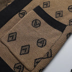 Patterned Ultra-Soft Wool Cardigan