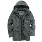 Fleece-Lined Adjustable Hood Parka
