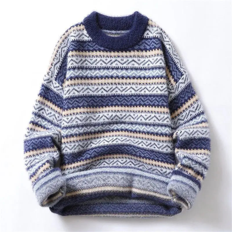 Fair Isle Brushed Wool Sweater