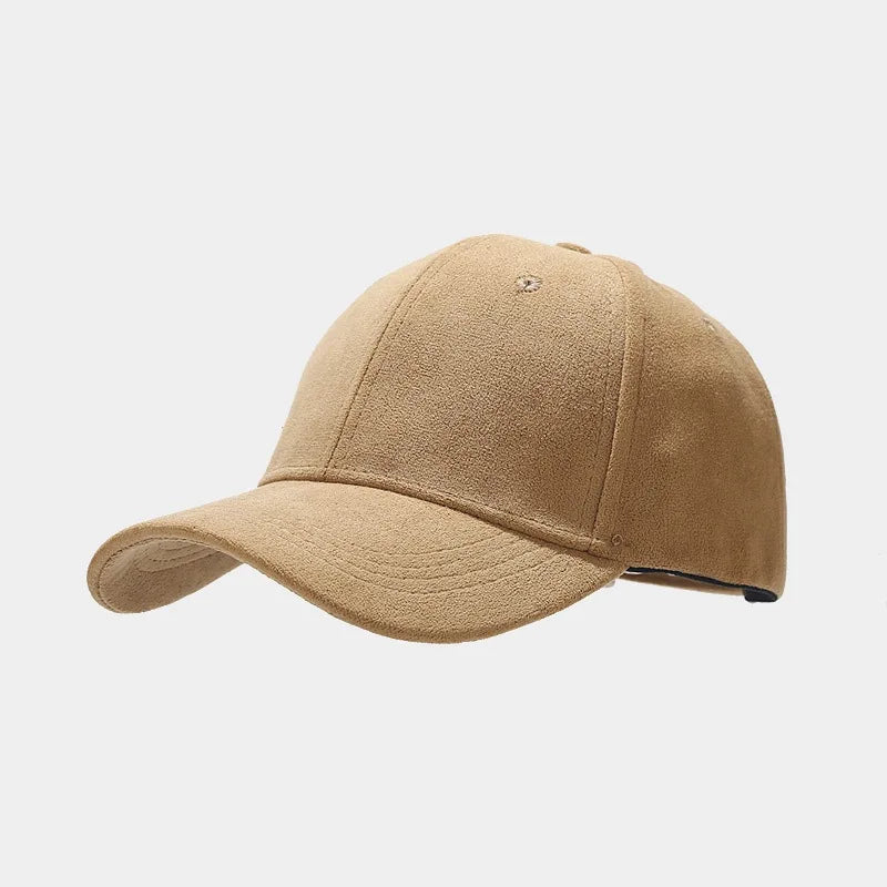 Faux Suede Vintage Flat Cap