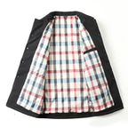 Diamond Quilted Snap-Button Jacket
