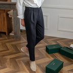 Straight Leg High Waist Trousers