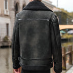 Buckle Collar Full-Zip Fleece Jacket