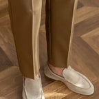 Straight Leg High Waist Trousers