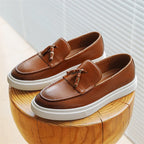 Tassel Leather Loafers