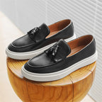Tassel Leather Loafers