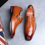 Classic Plain Leather Lace-Up Shoe