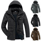 Fleece-Lined Adjustable Hood Parka