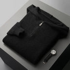 Quarter-Zip Merino Wool Hoodie