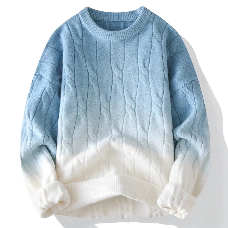 Ombre Wool Gradient Sweater
