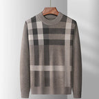 Textured Stripe Knit Sweater