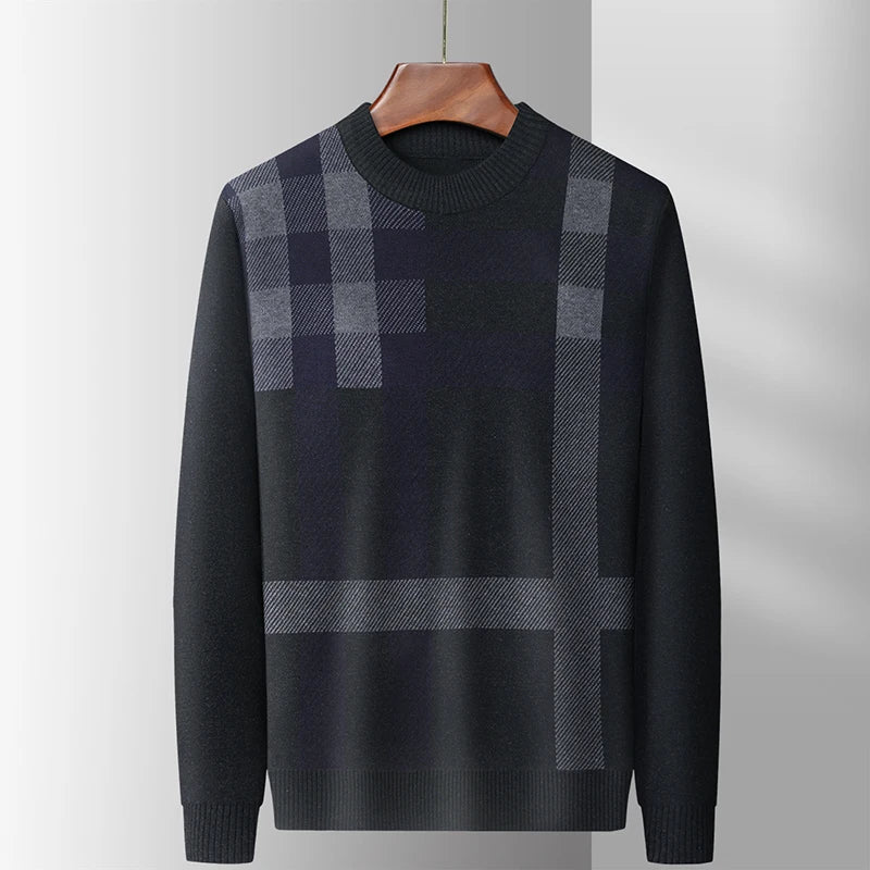 Textured Stripe Knit Sweater