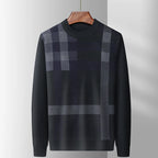 Textured Stripe Knit Sweater