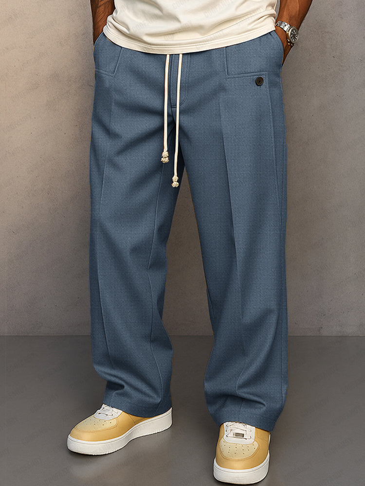 Classic Tailored Suit Trousers
