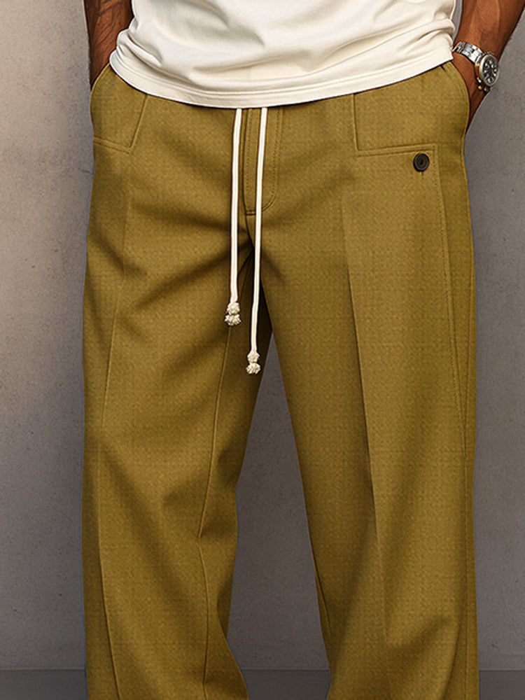 Classic Tailored Suit Trousers
