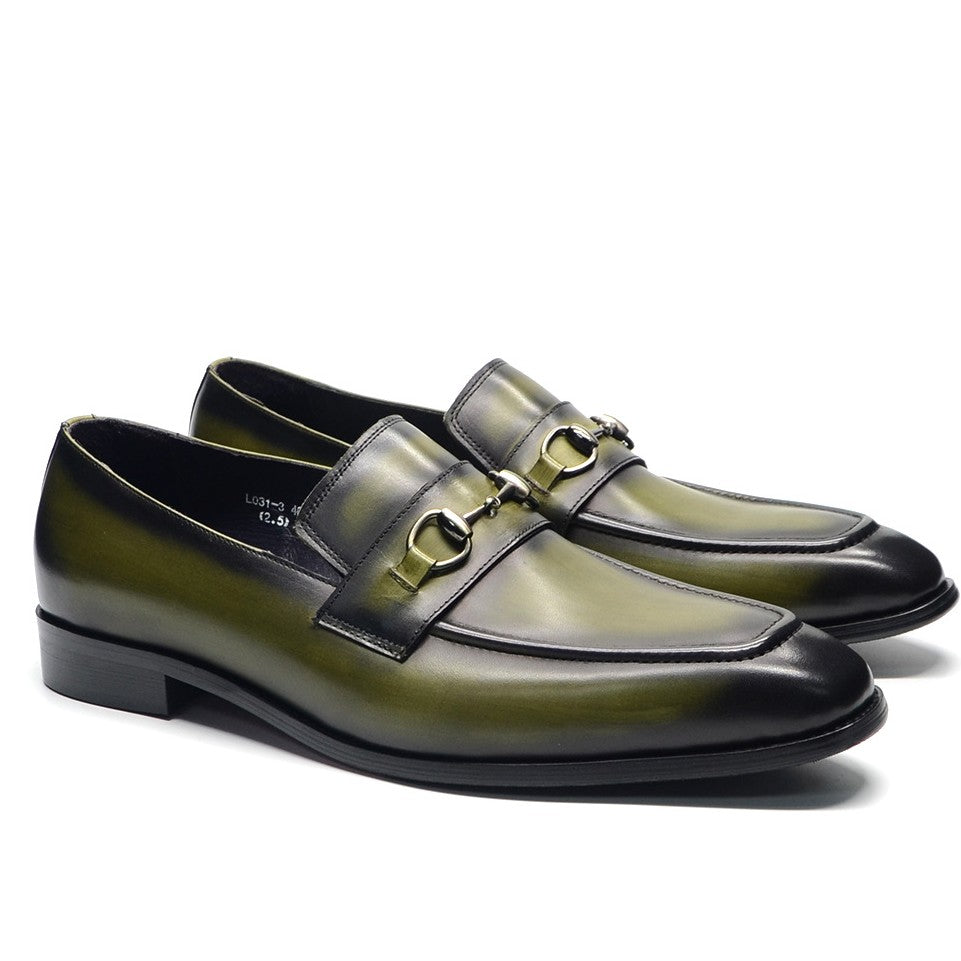 Soft Cowhide Slip-On Loafers