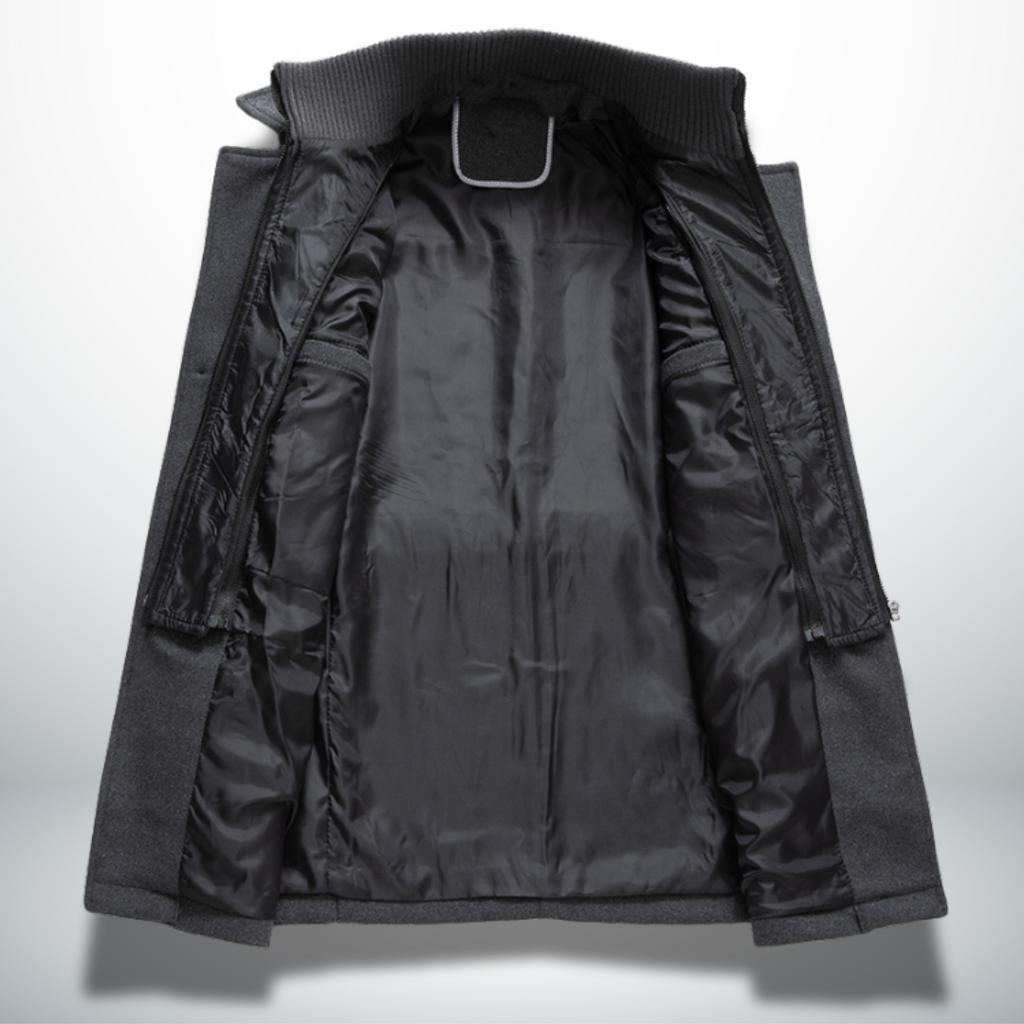 Classic Wool Winter Overcoat